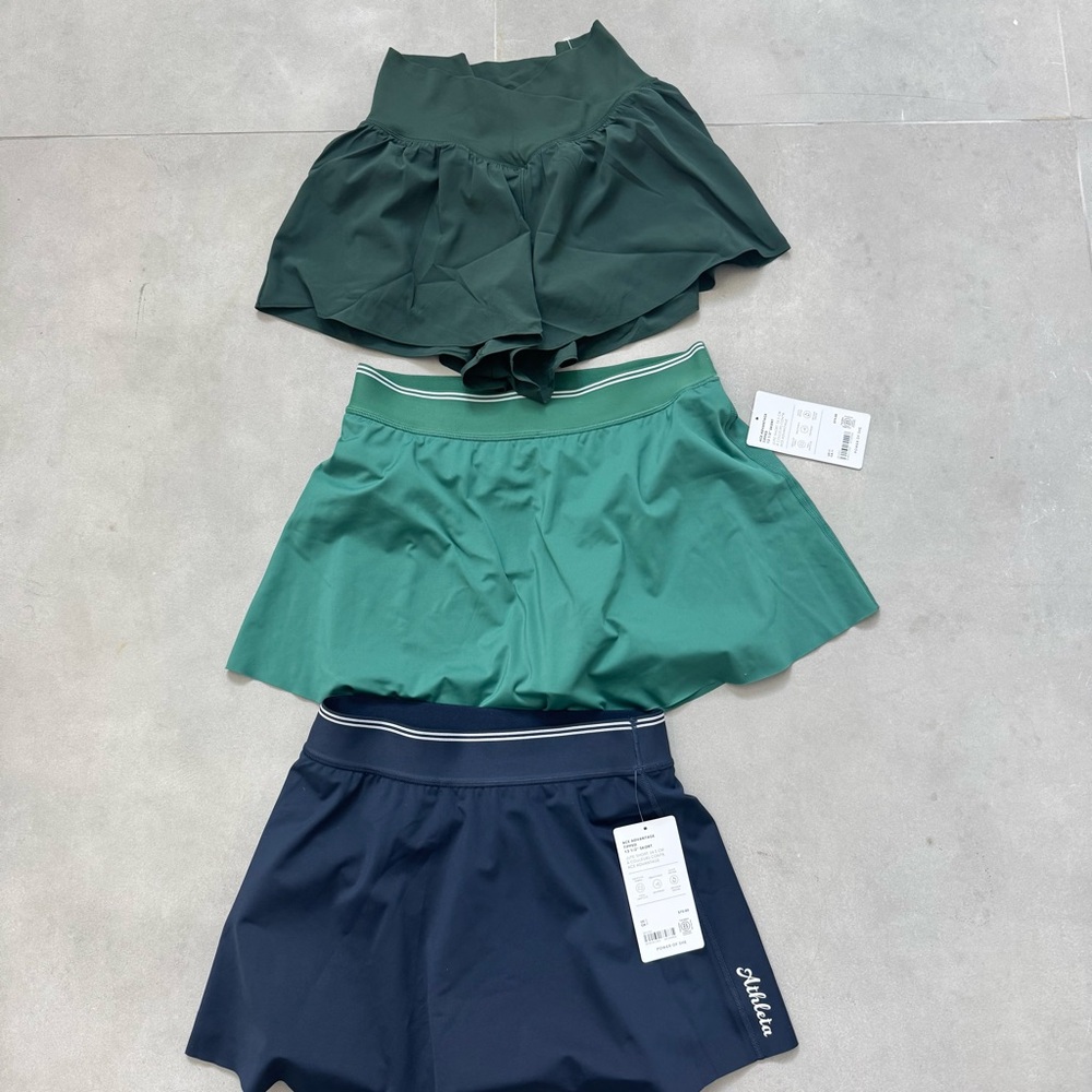 Athleta skort tennis bundle sale navy blue and green - Picture 2 of 10